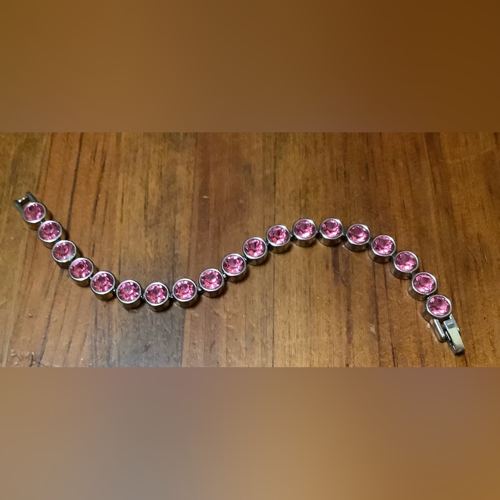 Swarovski Touchstone Crystal Ice Bracelet - Rose